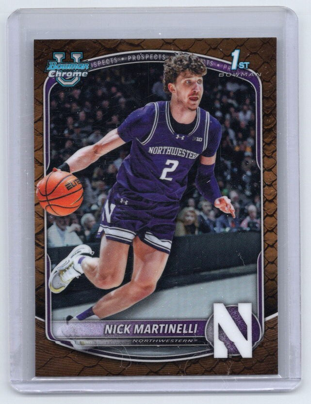 2025-26 Bowman #BPP-62 Nick Martinelli Reptile Border