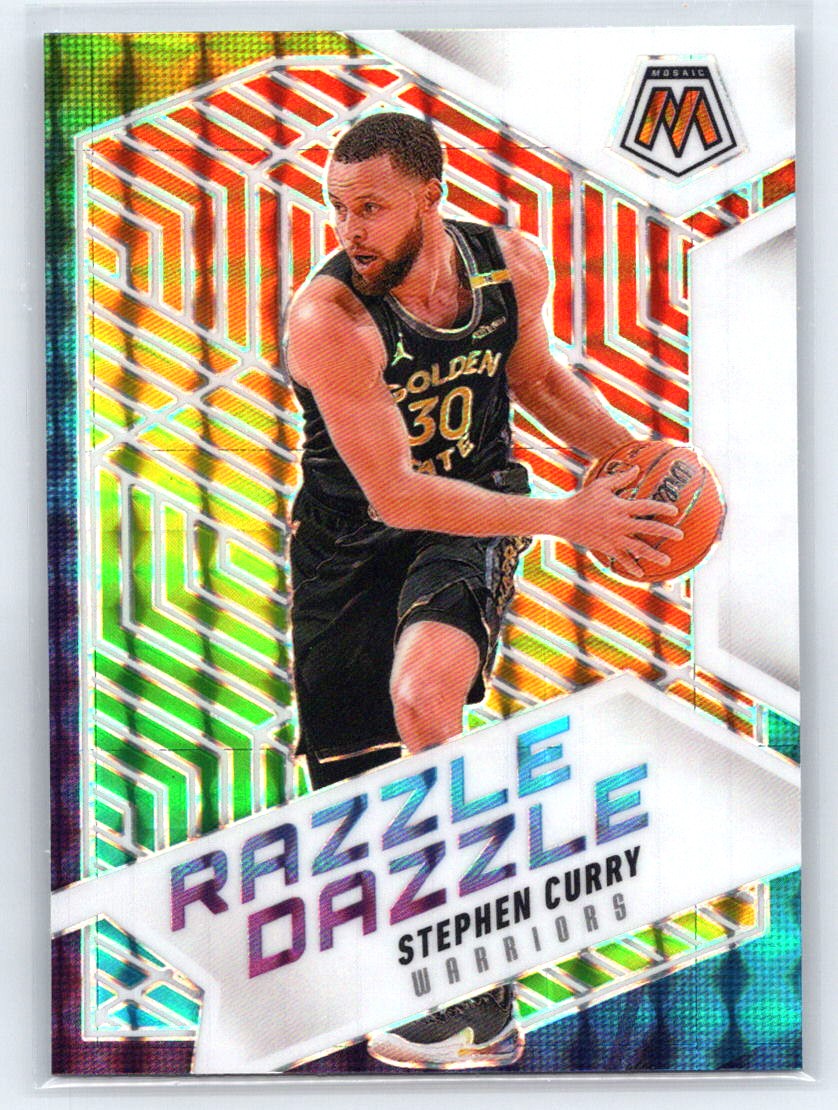 2024-25 Panini Mosaic #7 Stephen Curry Razzle Dazzle