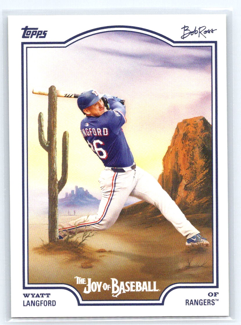2025 Topps x Bob Ross: The Joy of Baseball #37 Wyatt Langford