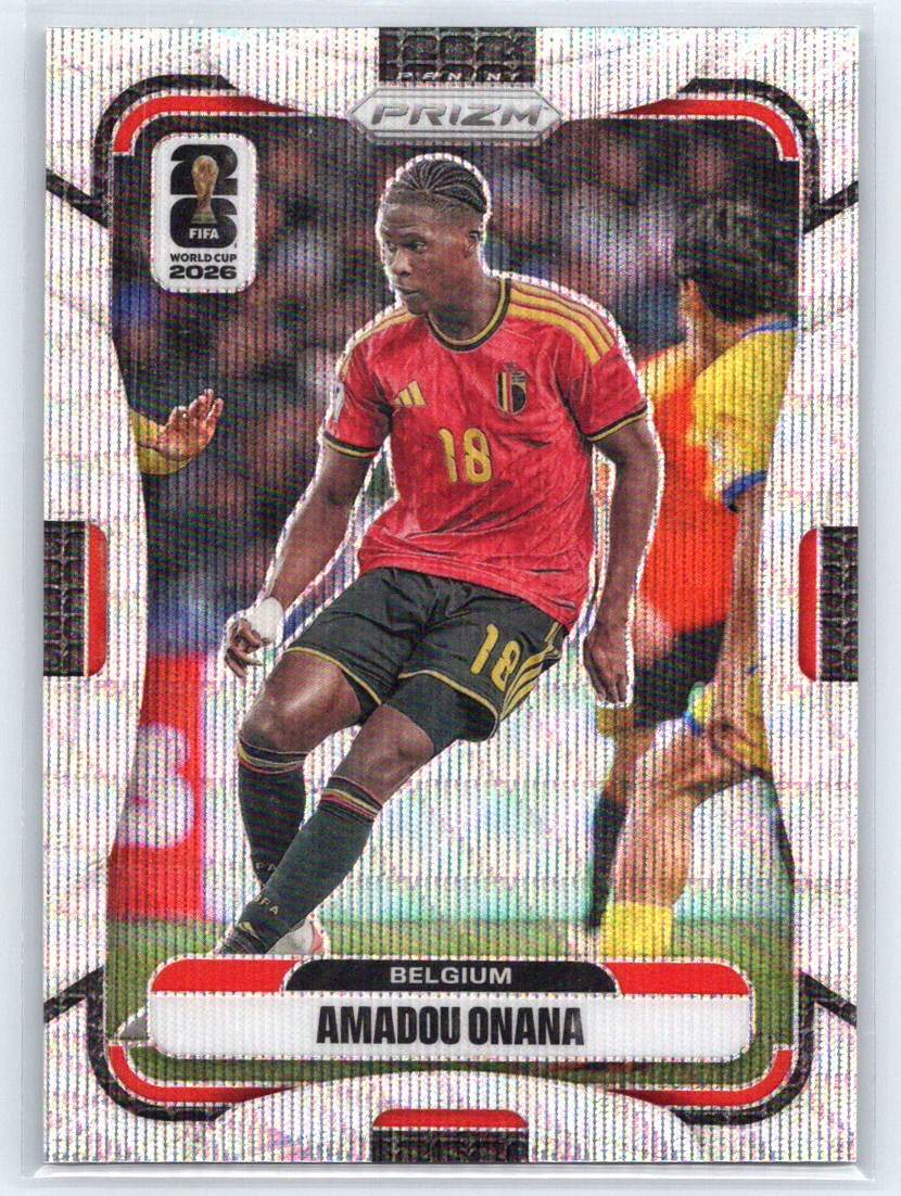 2026 Panini Prizm FIFA World Cup #163 Amadou Onana Wave