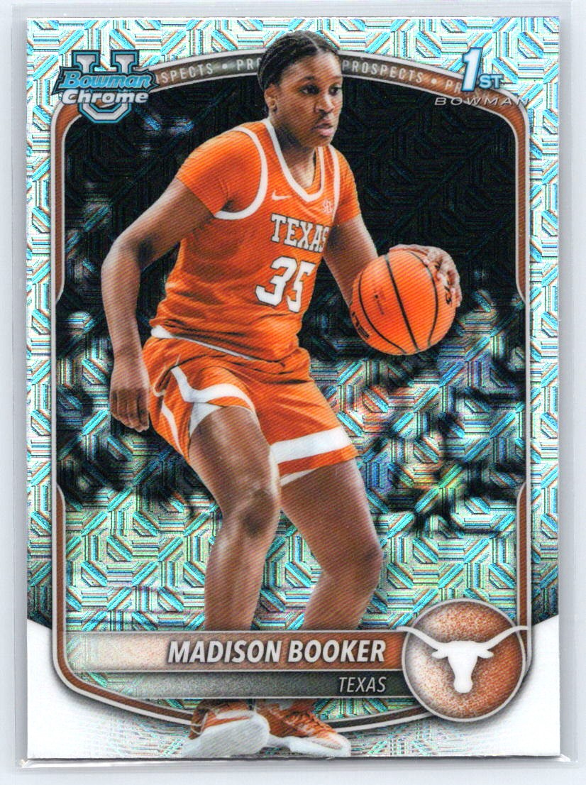 2025-26 Bowman #BCP-15 Madison Booker Chrome Prospects Mojo Refractor