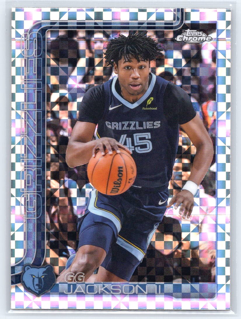 2025-26 Topps Chrome #199 GG Jackson II X-Fractor