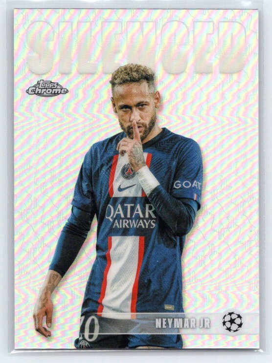 2025-26 Topps Chrome UEFA Club Competitions #SHH-1 Neymar Jr Silenced