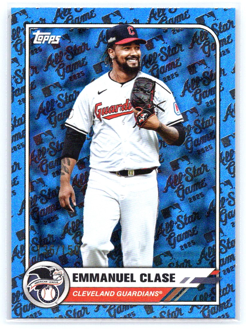 2025 Topps All-Star Game #56 Emmanuel Clase Blue Foil #/150