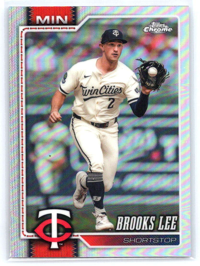 2026 Topps Chrome #179 Brooks Lee Refractors