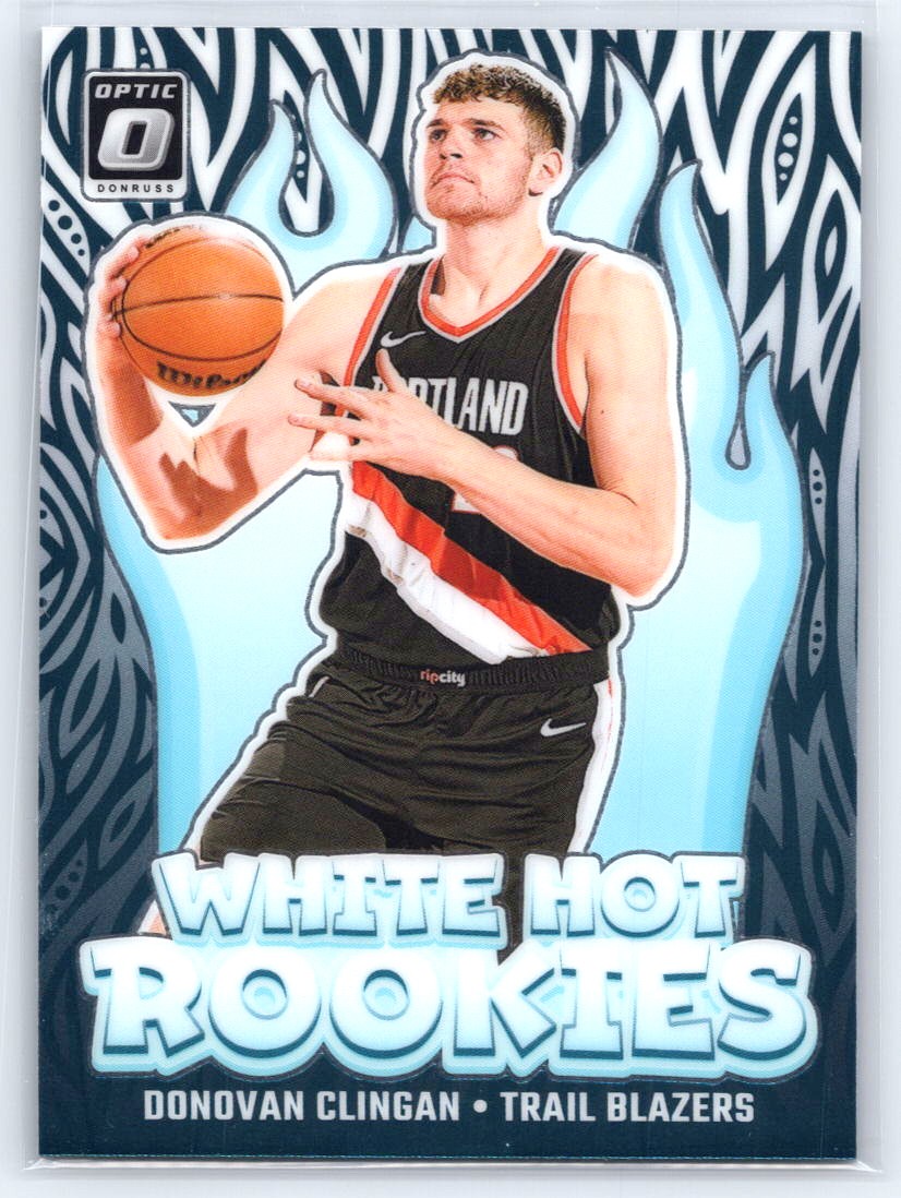 2024-25 Donruss Optic #11 Donovan Clingan White Hot Rookies