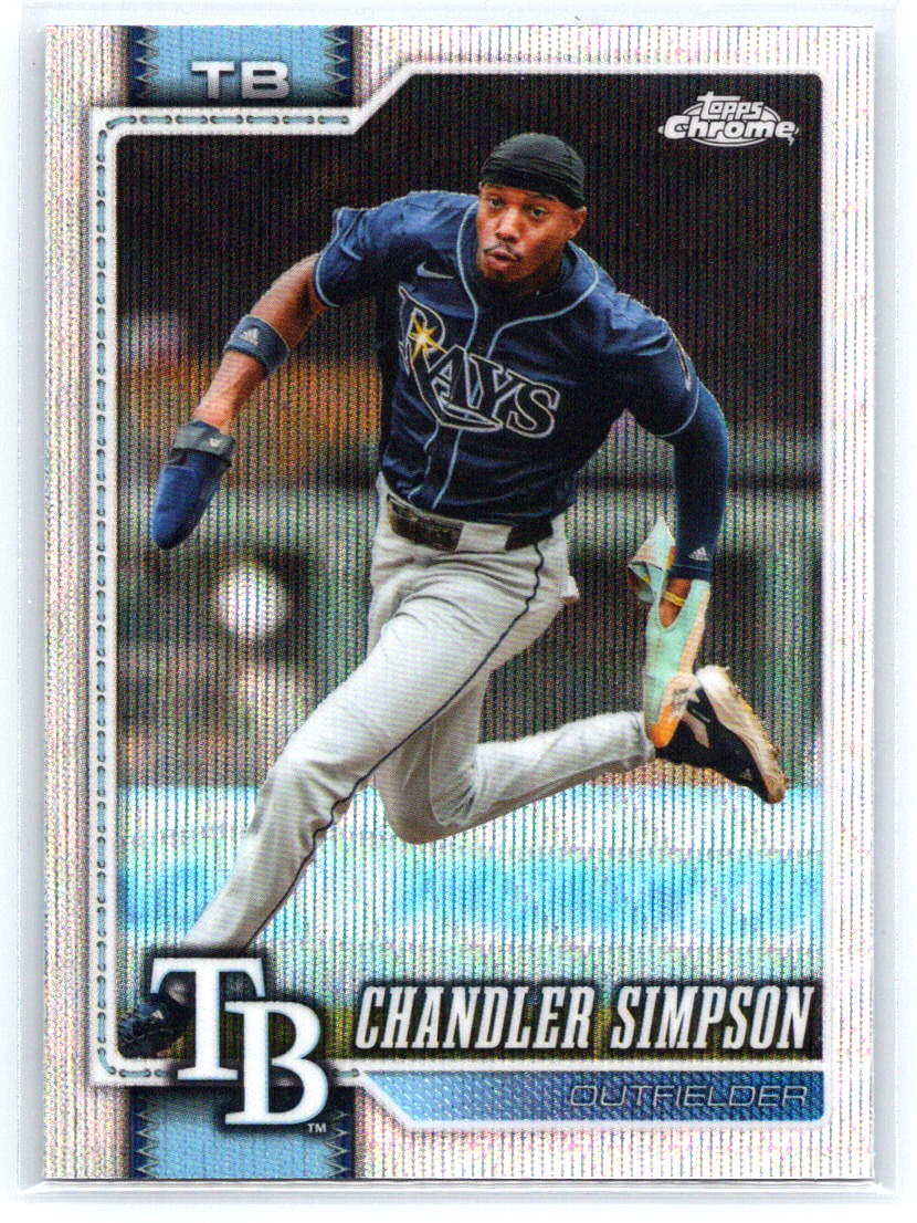 2026 Topps Chrome #152 Chandler Simpson Wave Refractors