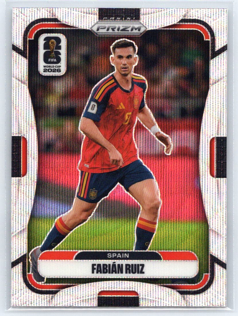 2026 Panini Prizm FIFA World Cup #77 Fabian Ruiz Wave