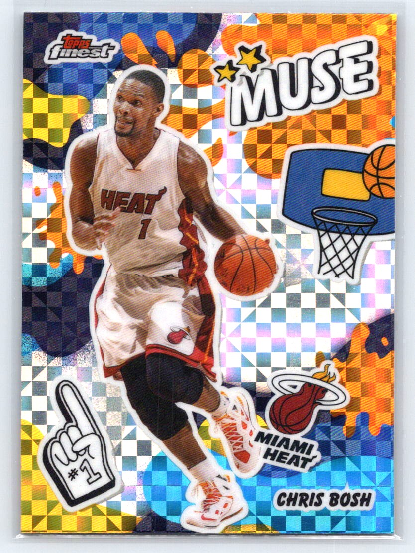 2025-26 Finest #M-27 Chris Bosh Muse Geometric Refractor