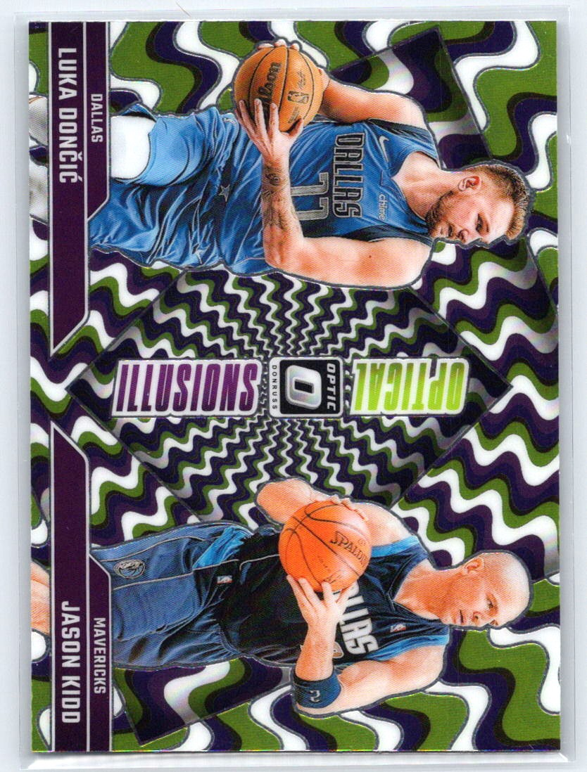 2024-25 Donruss Optic #1 Jason Kidd/Luka Doncic Optical Illusions