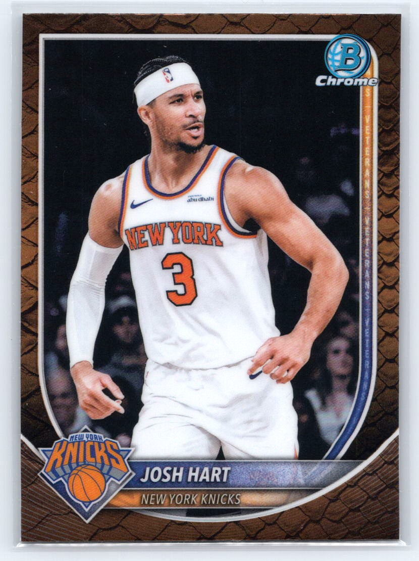 2025-26 Bowman #BCV-153 Josh Hart Chrome Reptilian Refractors