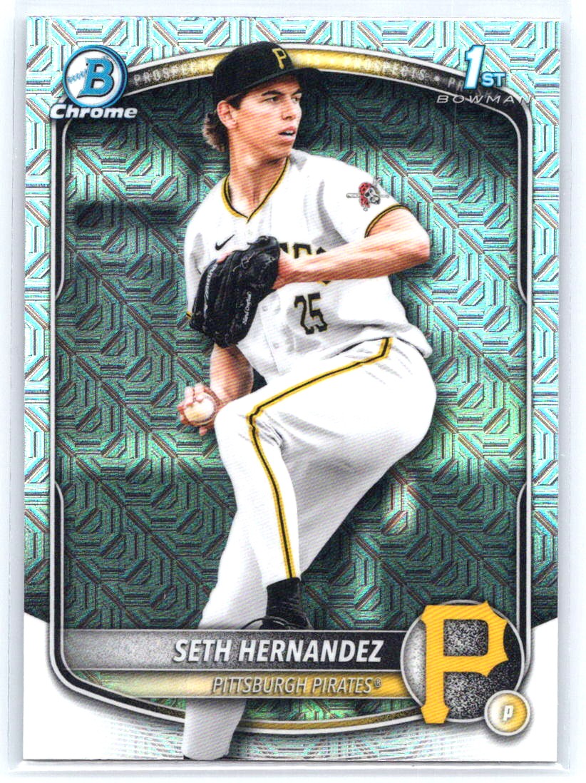 2025 Bowman Draft #BDC-25 Seth Hernandez Chrome Mojo Refractor