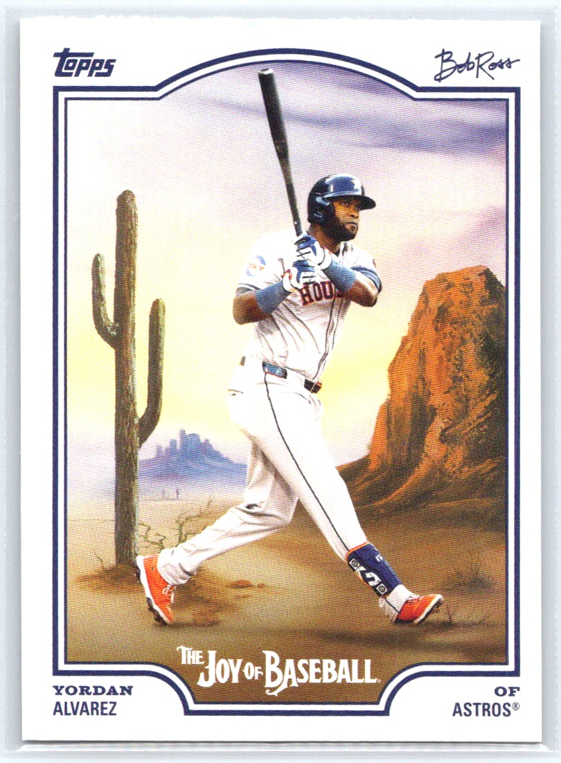 2025 Topps x Bob Ross: The Joy of Baseball #18 Yordan Alvarez