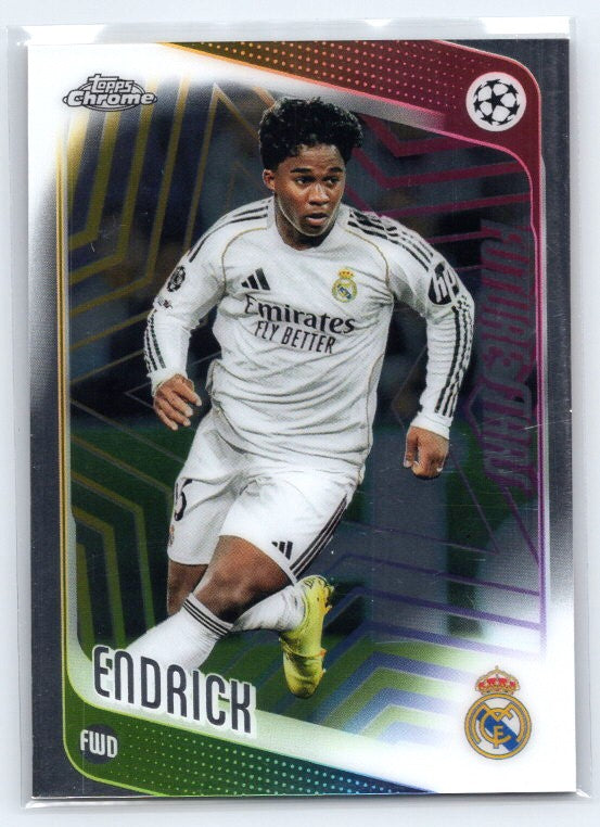 2025-26 Topps Chrome UEFA Club Competitions #86 Endrick