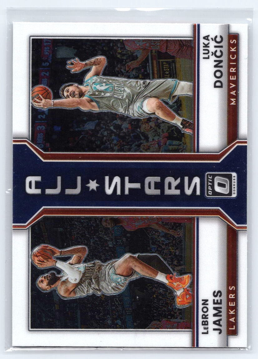 2022-23 Donruss Optic #1 LeBron James / Luka Doncic All-Stars