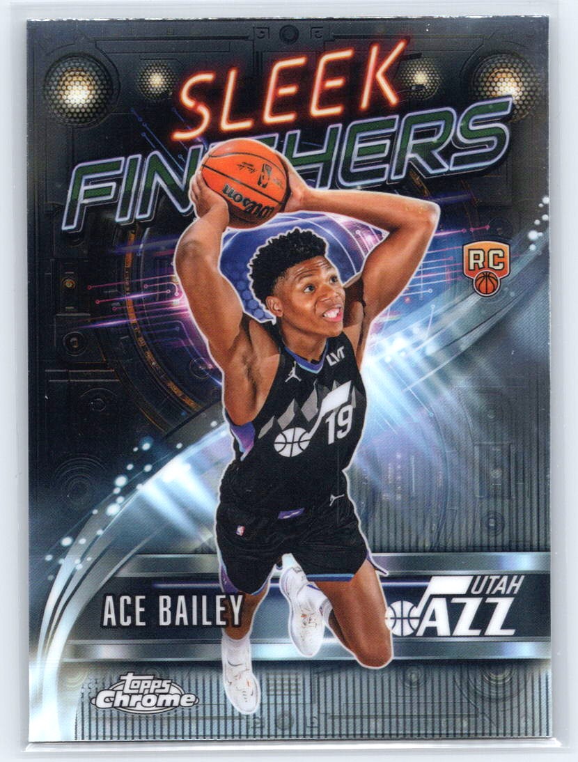2025-26 Topps Chrome #SF-25 Ace Bailey Sleek Finishers