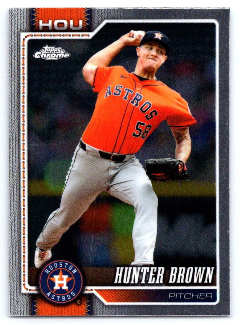 2026 Topps Chrome #285 Hunter Brown