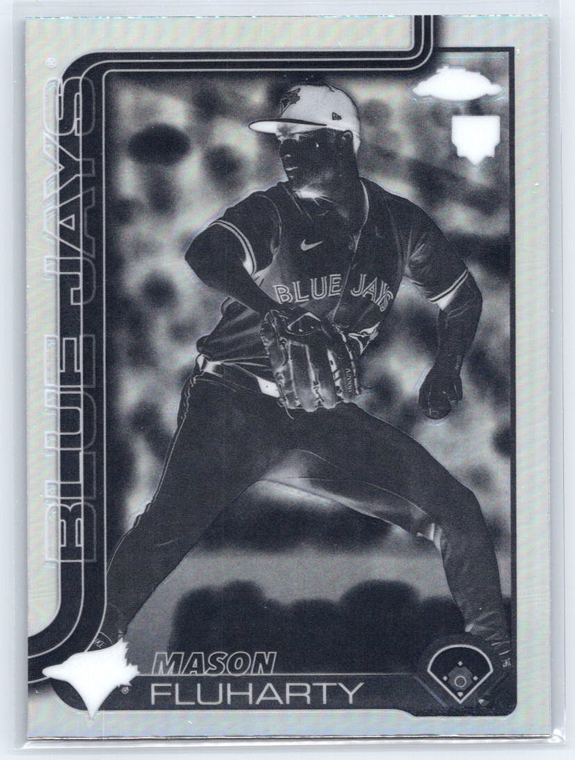 2025 Topps Chrome Update #USC161 Mason Fluharty Negative Refractors