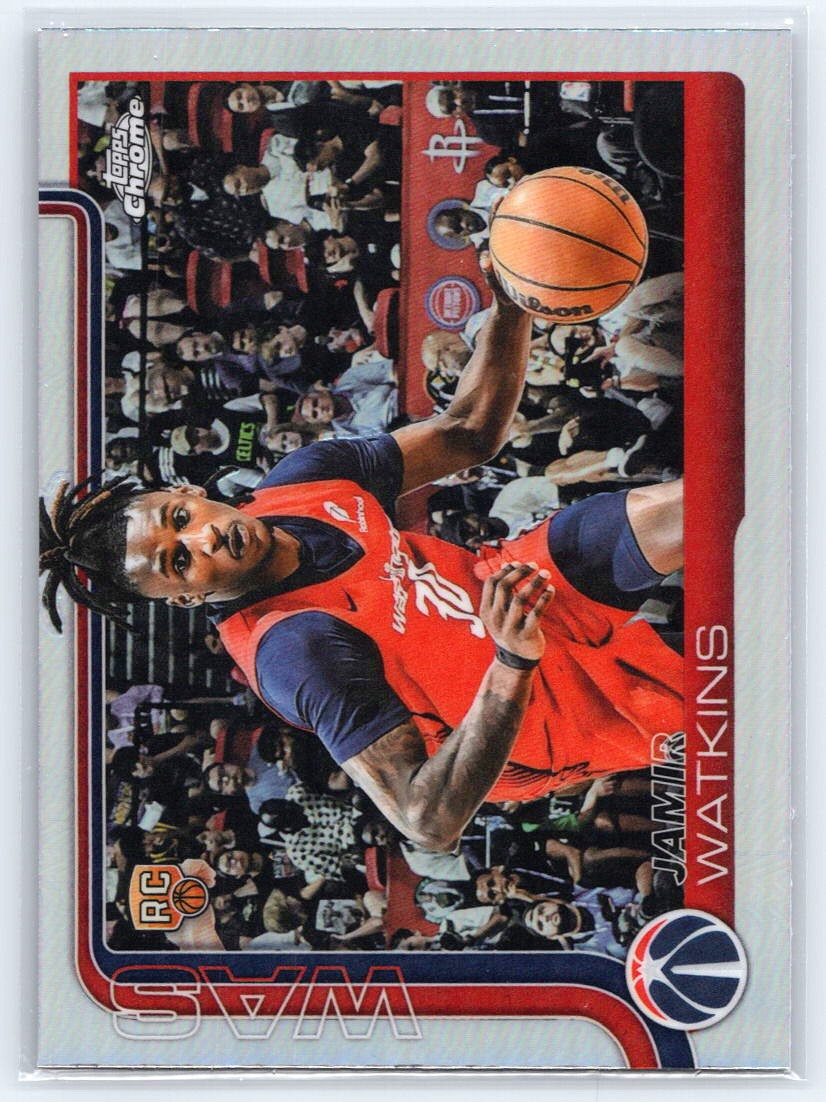 2025-26 Topps Chrome #294 Jamir Watkins Wave Refractor