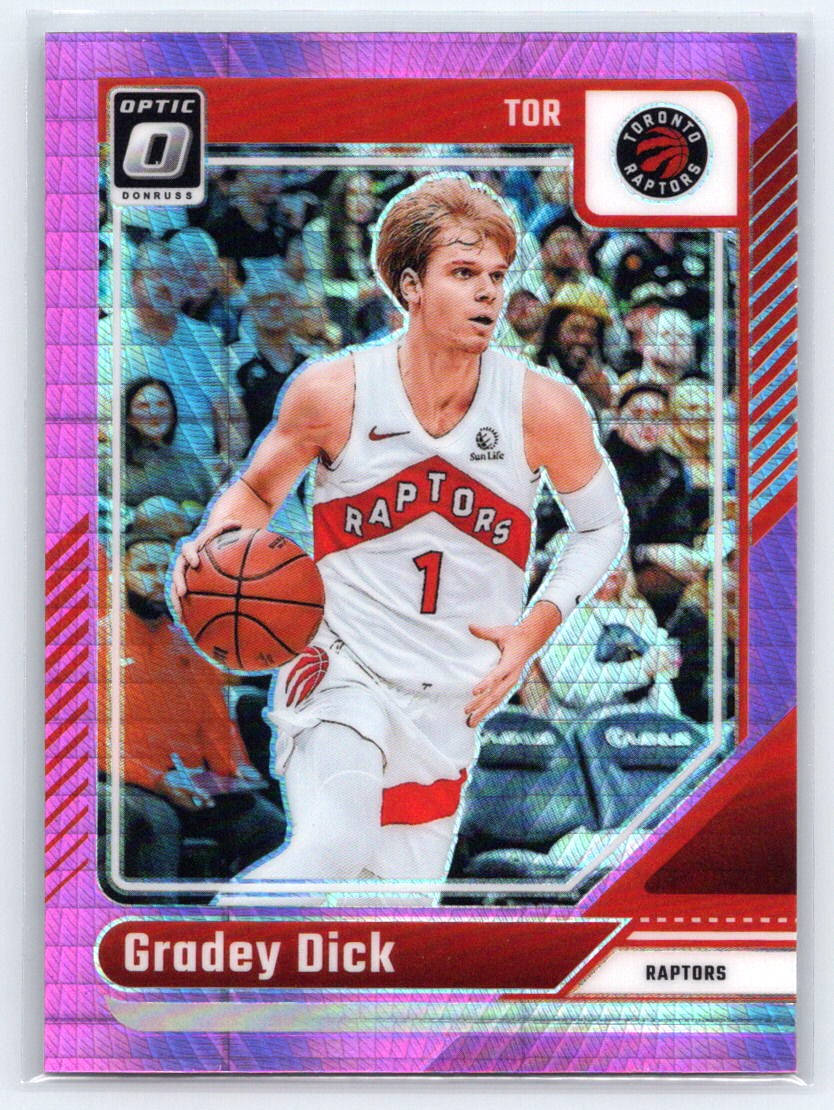 2024-25 Donruss Optic #184 Gradey Dick Hyper Pink