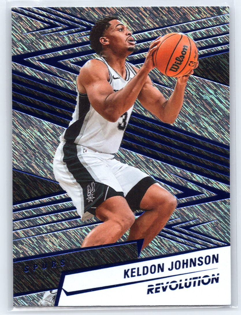 2024-25 Panini Revolution #7 Keldon Johnson Blue Storm