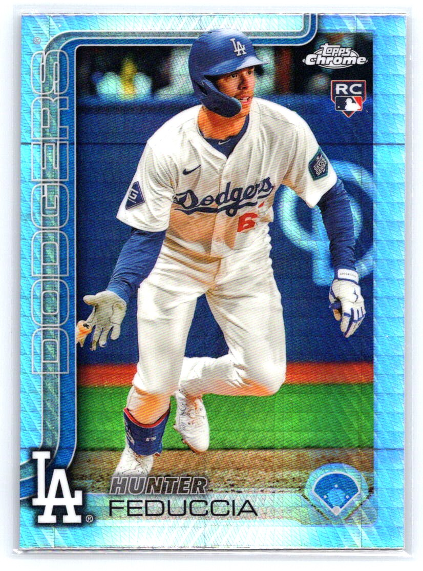 2025 Topps Chrome #288 Hunter Feduccia Prism Refractors