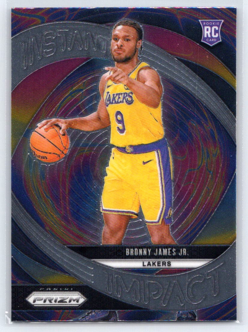 2024-25 Panini Prizm #7 Bronny James Jr. Instant Impact