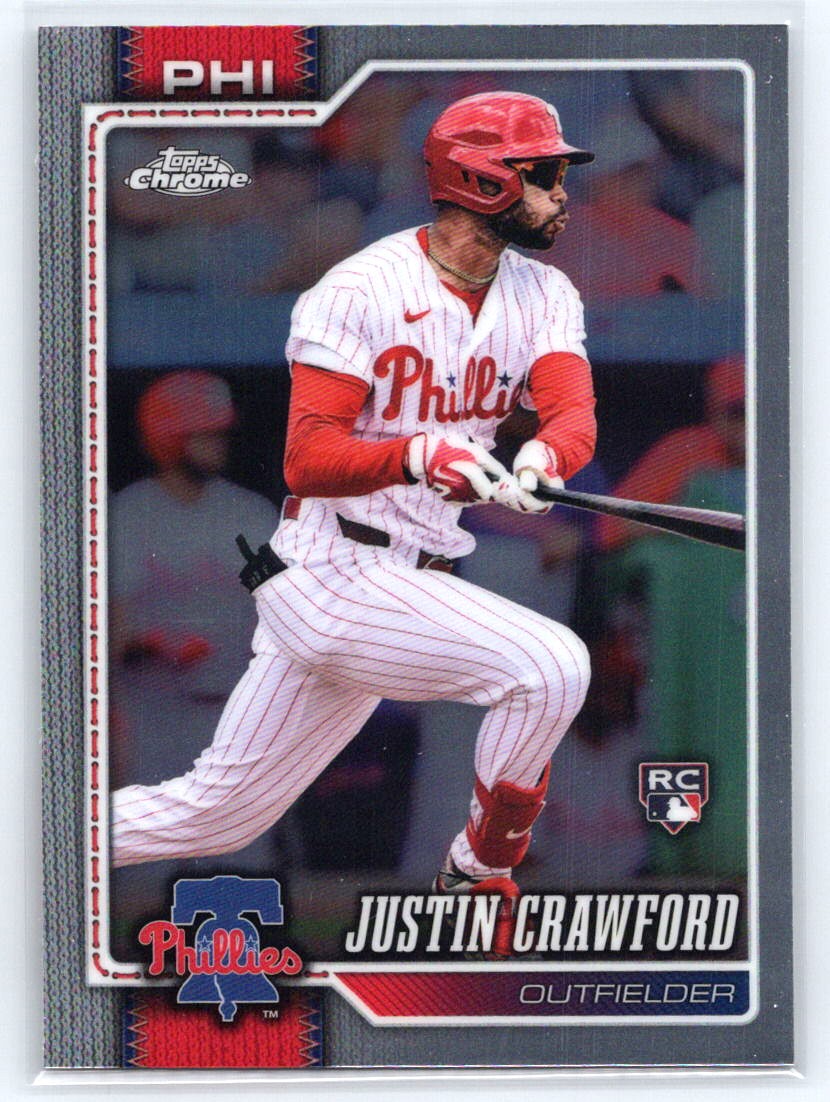 2026 Topps Chrome #73 Justin Crawford
