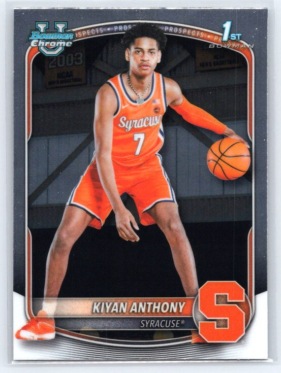 2025-26 Bowman #BCP-4 Kiyan Anthony Chrome Prospects