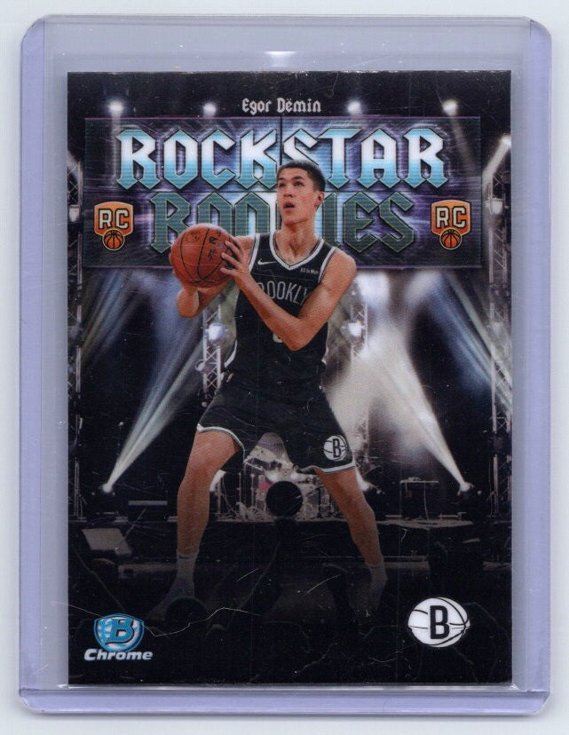 2025-26 Bowman #RR-8 Egor Demin Rockstar Rookies