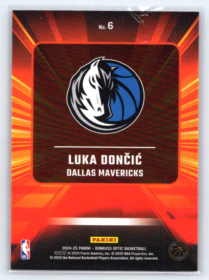 2024-25 Donruss Optic #6 Luka Doncic Express Lane