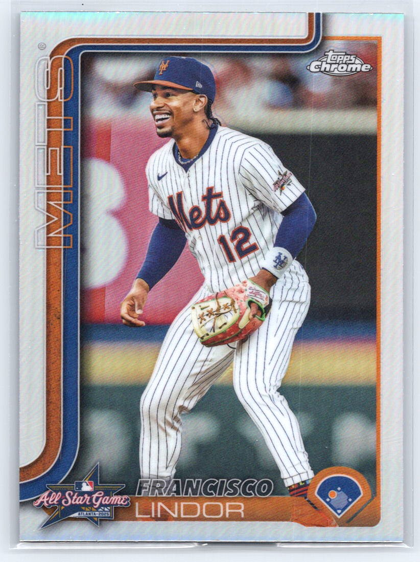 2025 Topps Chrome Update #ASGC-13 Francisco Lindor 2025 All-Star Game