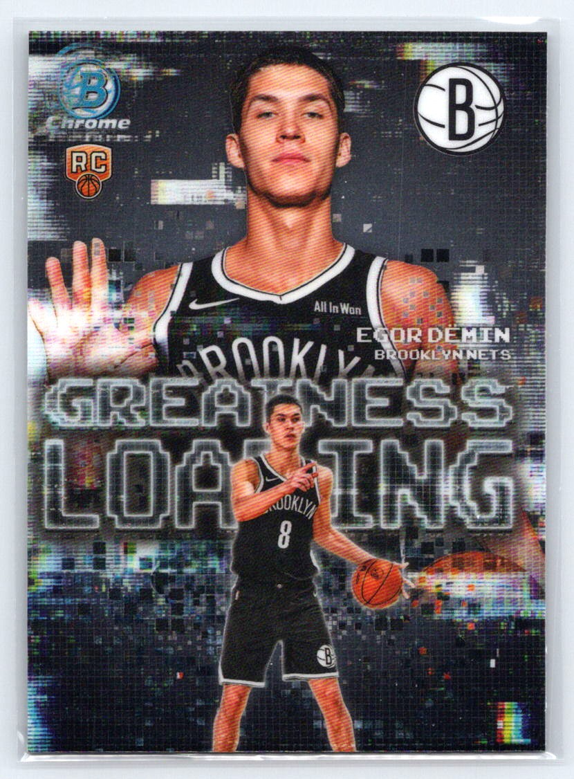 2025-26 Bowman #GL-8 Egor Demin Greatness Loading