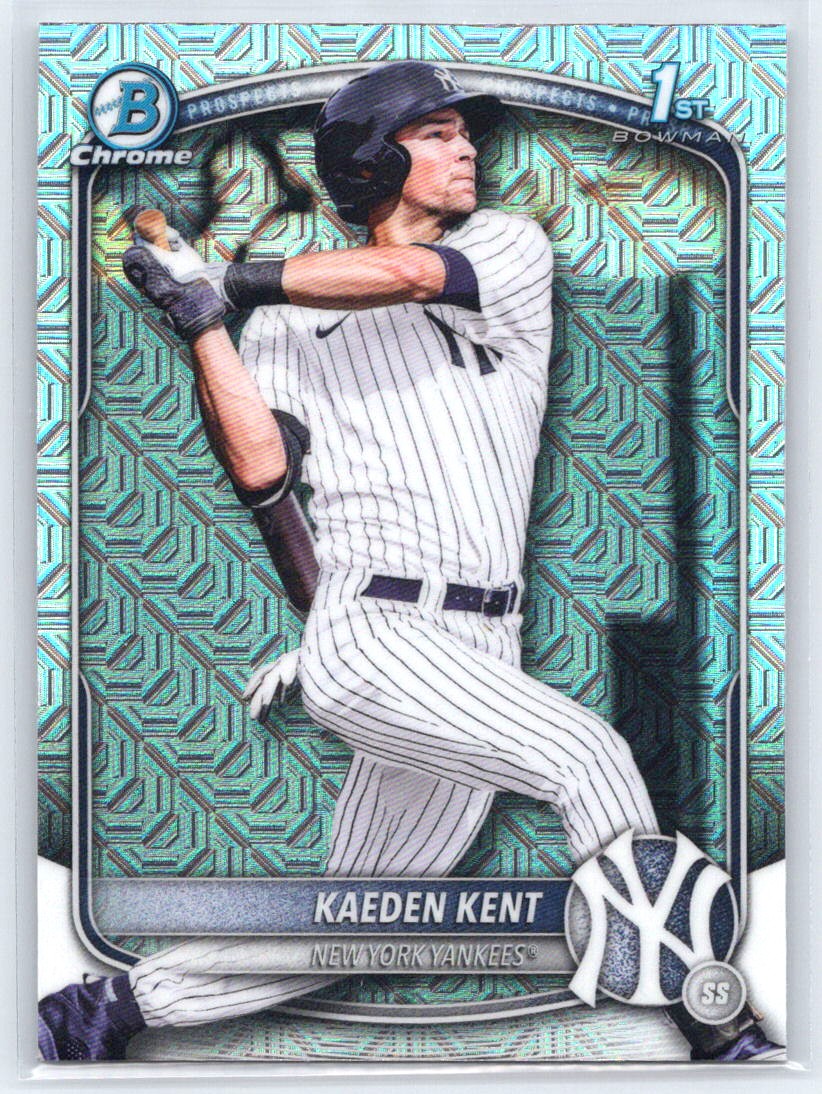 2025 Bowman Draft #BDC-65 Kaeden Kent Chrome Mojo Refractor