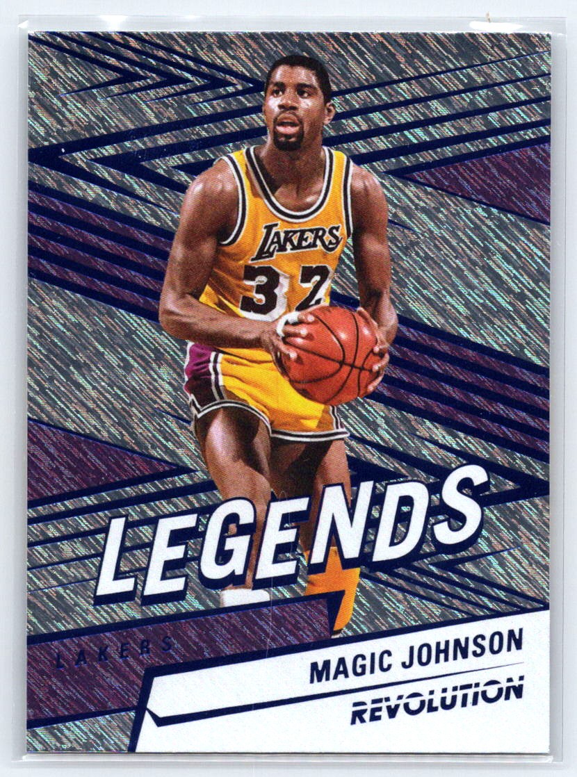2024-25 Panini Revolution #155 Magic Johnson Blue Storm