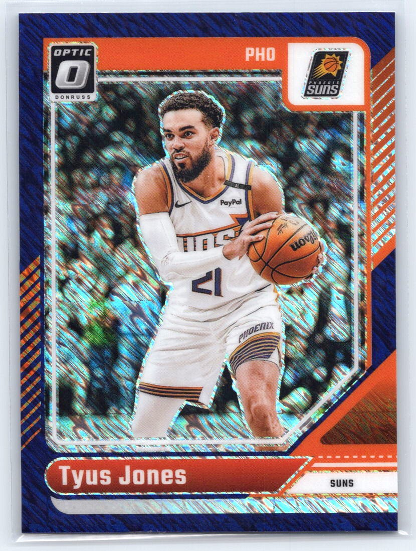2024-25 Donruss Optic #82 Tyus Jones Purple Shimmer