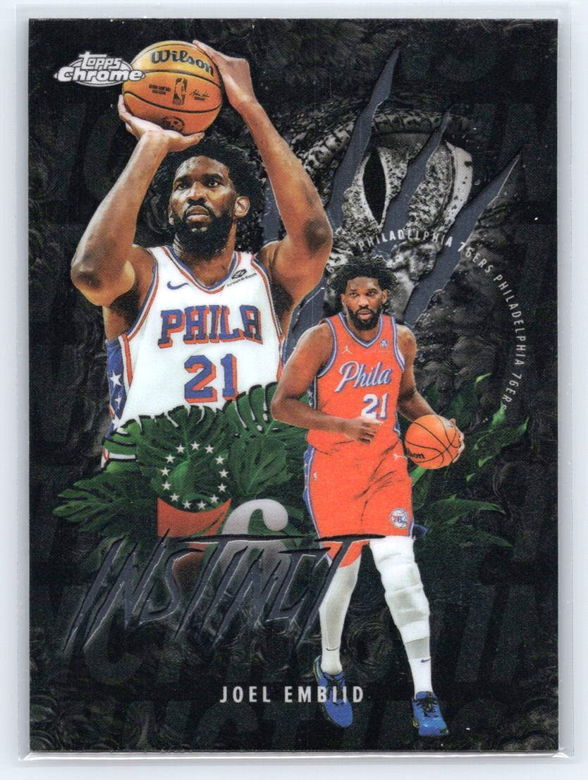 2025-26 Topps Chrome #INS-10 Joel Embiid Instinct