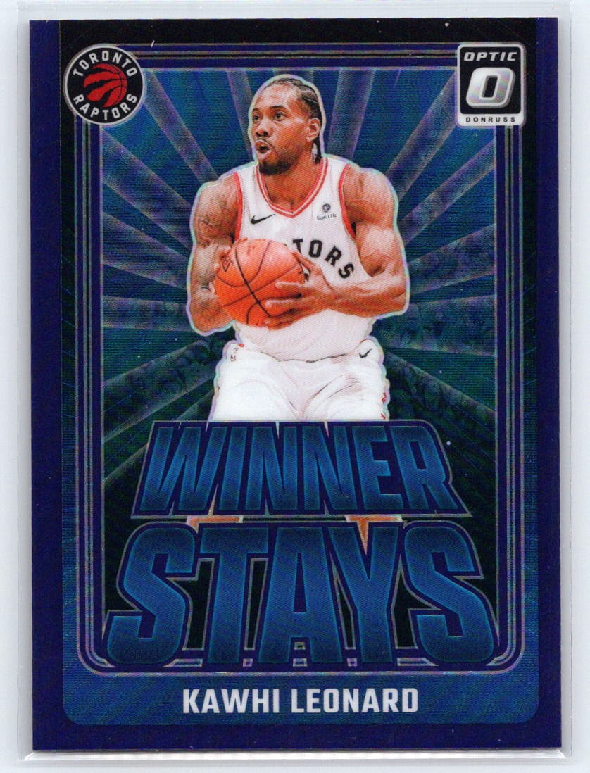 2024-25 Donruss Optic #8 Kawhi Leonard Winner Stays Purple