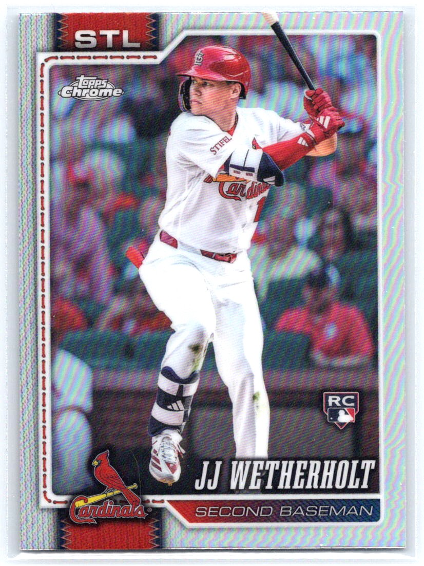 2026 Topps Chrome #119 JJ Wetherholt Refractors
