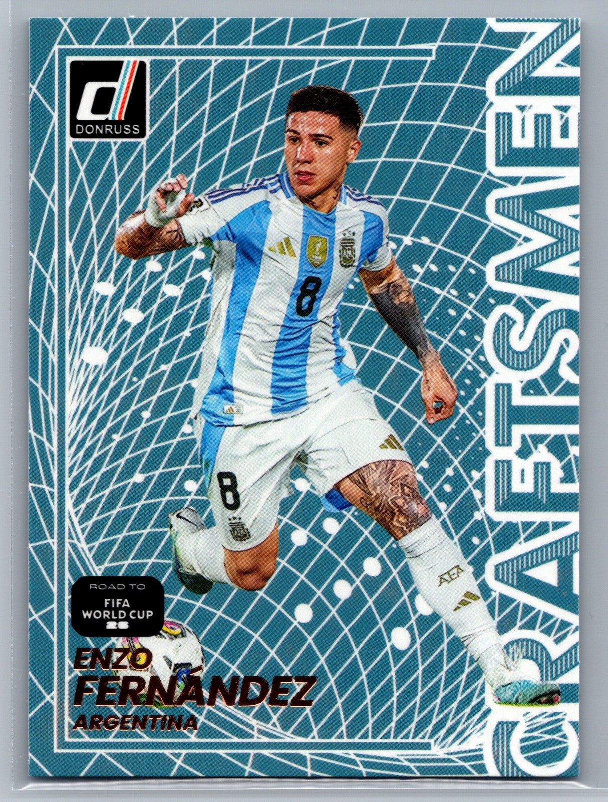 2025-26 Donruss Road to FIFA World Cup #16 Enzo Fernandez Craftsmen