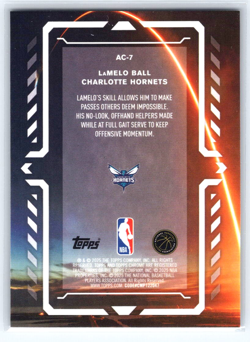 2025-26 Topps Chrome #AC-7 LaMelo Ball Activators