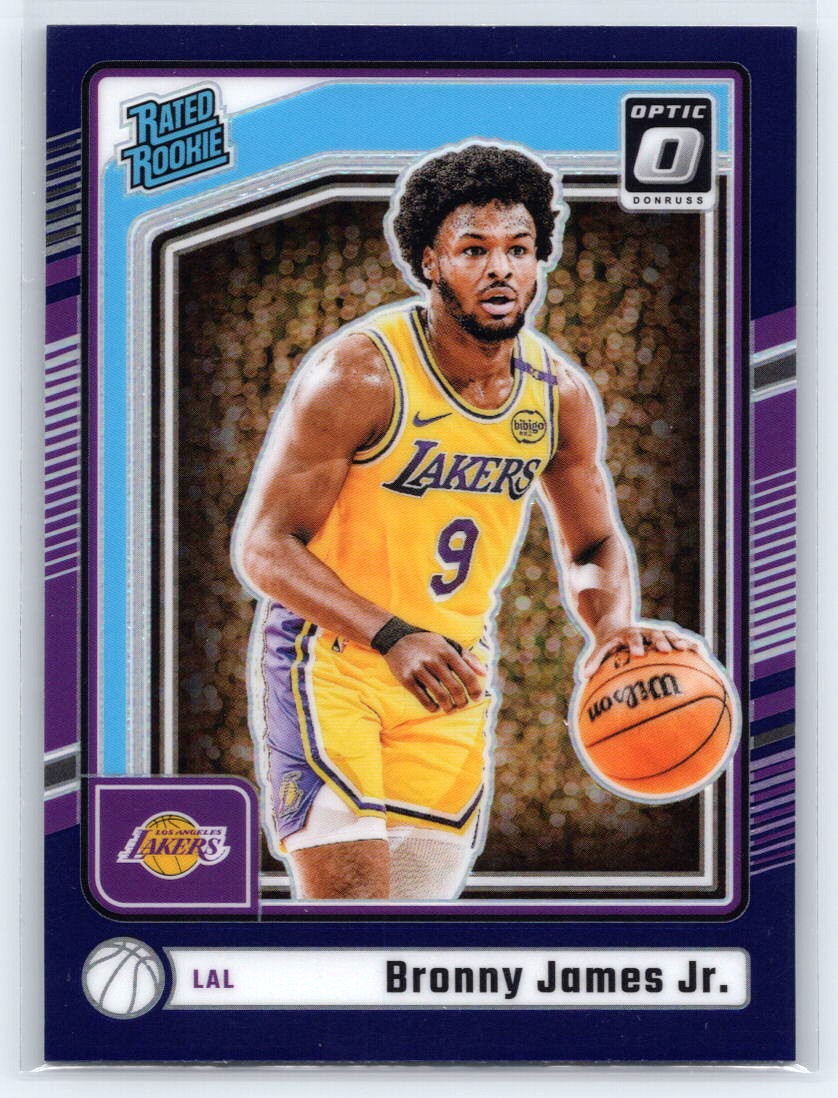 2024-25 Donruss Optic #282 Bronny James Jr. Holo