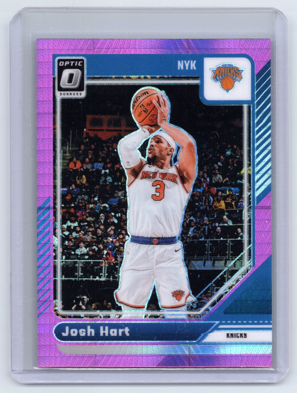 2024-25 Donruss Optic #102 Josh Hart Hyper Pink