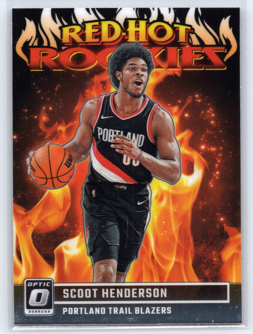 2023-24 Donruss Optic #9 Scoot Henderson Red Hot Rookies