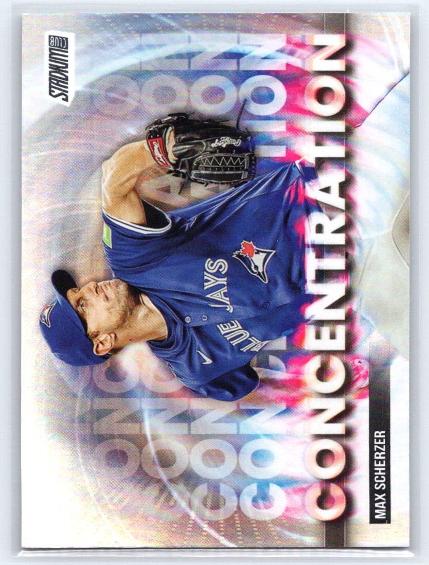 2025 Stadium Club #C-19 Max Scherzer Concentration