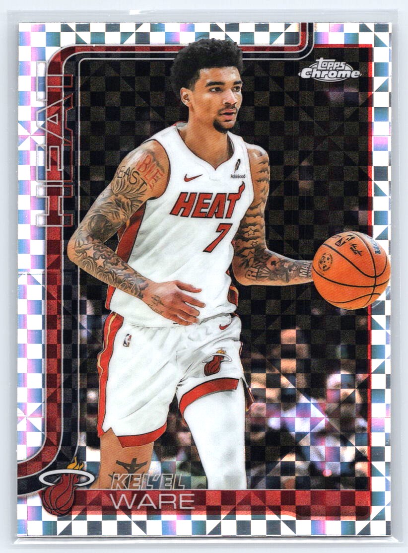 2025-26 Topps Chrome #129 Kel'el Ware X-Fractor