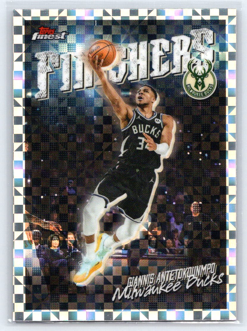 2025-26 Finest #FI-3 Giannis Antetokounmpo Finishers Geometric Refractor
