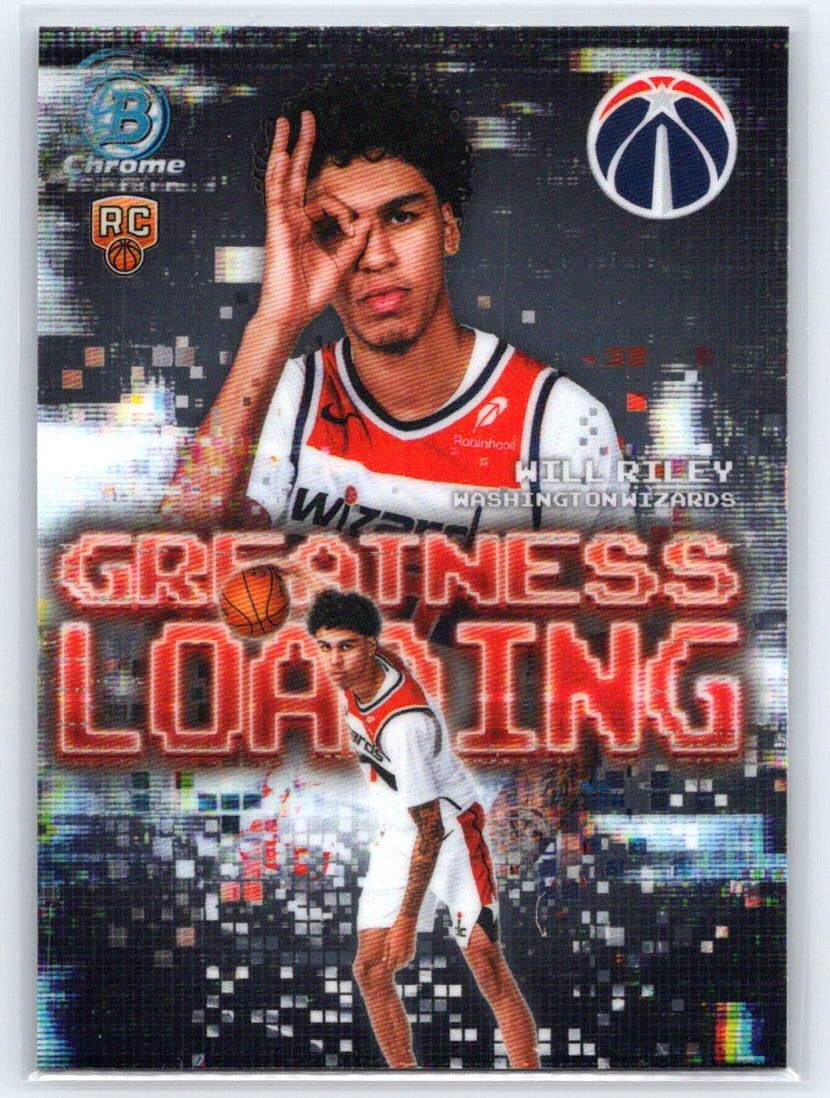 2025-26 Bowman #GL-21 Will Riley Greatness Loading