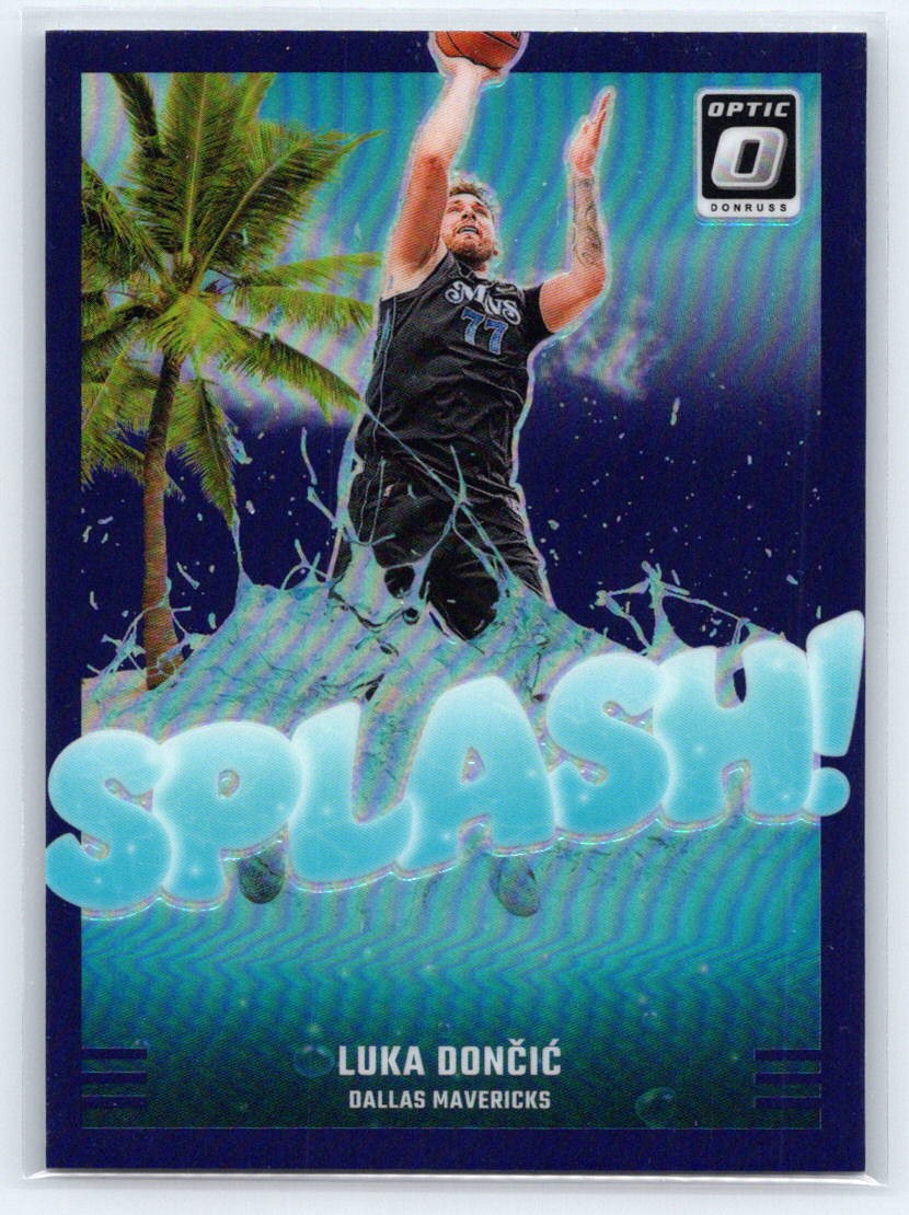 2024-25 Donruss Optic #1 Luka Doncic Splash! Purple