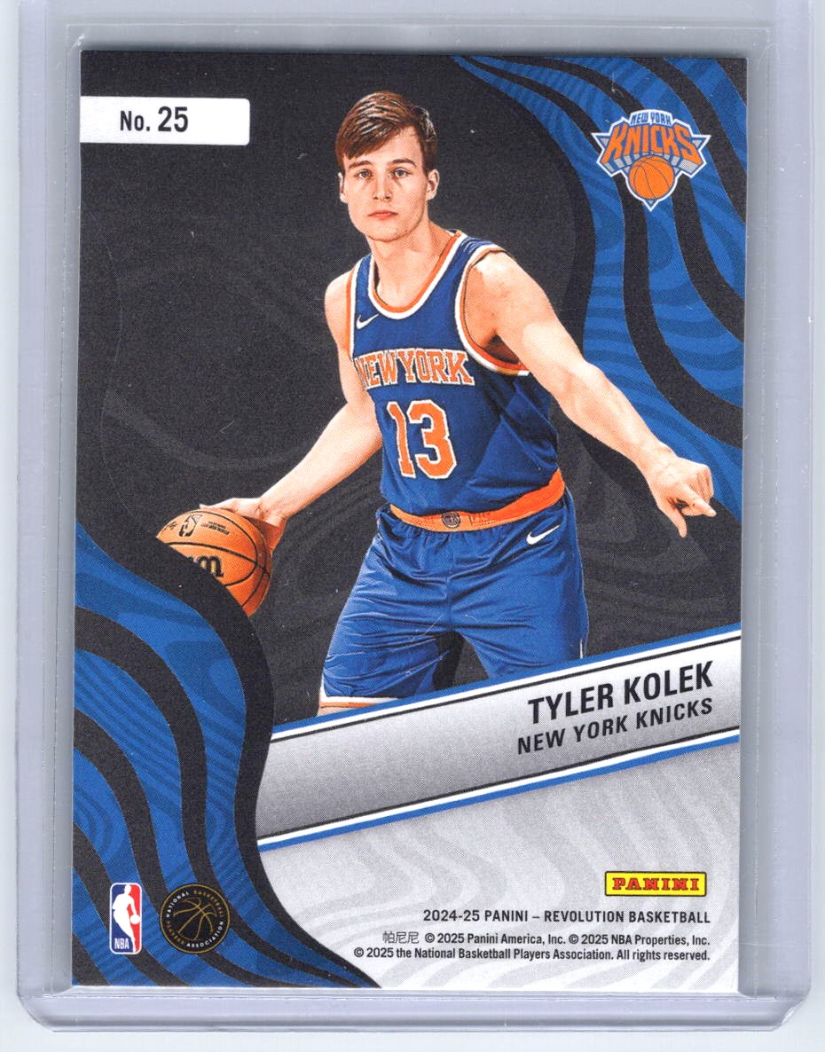 2024-25 Panini Revolution #25 Tyler Kolek New Wave